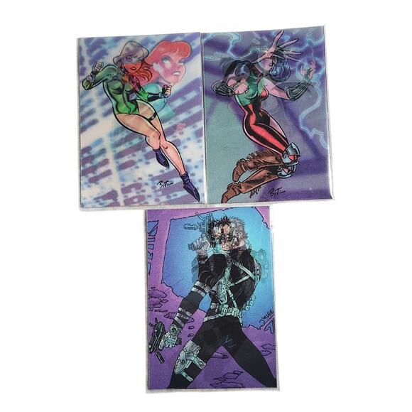 GEN 13 GA1 Fairchild, GA2 Lynch, GA9 Rainmaker Active Motion Chase Cards Lot NM - Picture 1 of 5